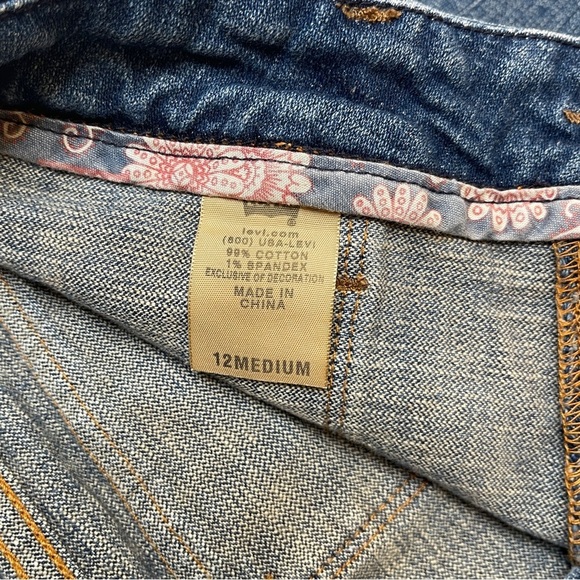 Levi’s 545 Low Bootcut Denim Blue Jeans Y2K Fashion Women’s Size 12 Medium - Picture 7 of 16